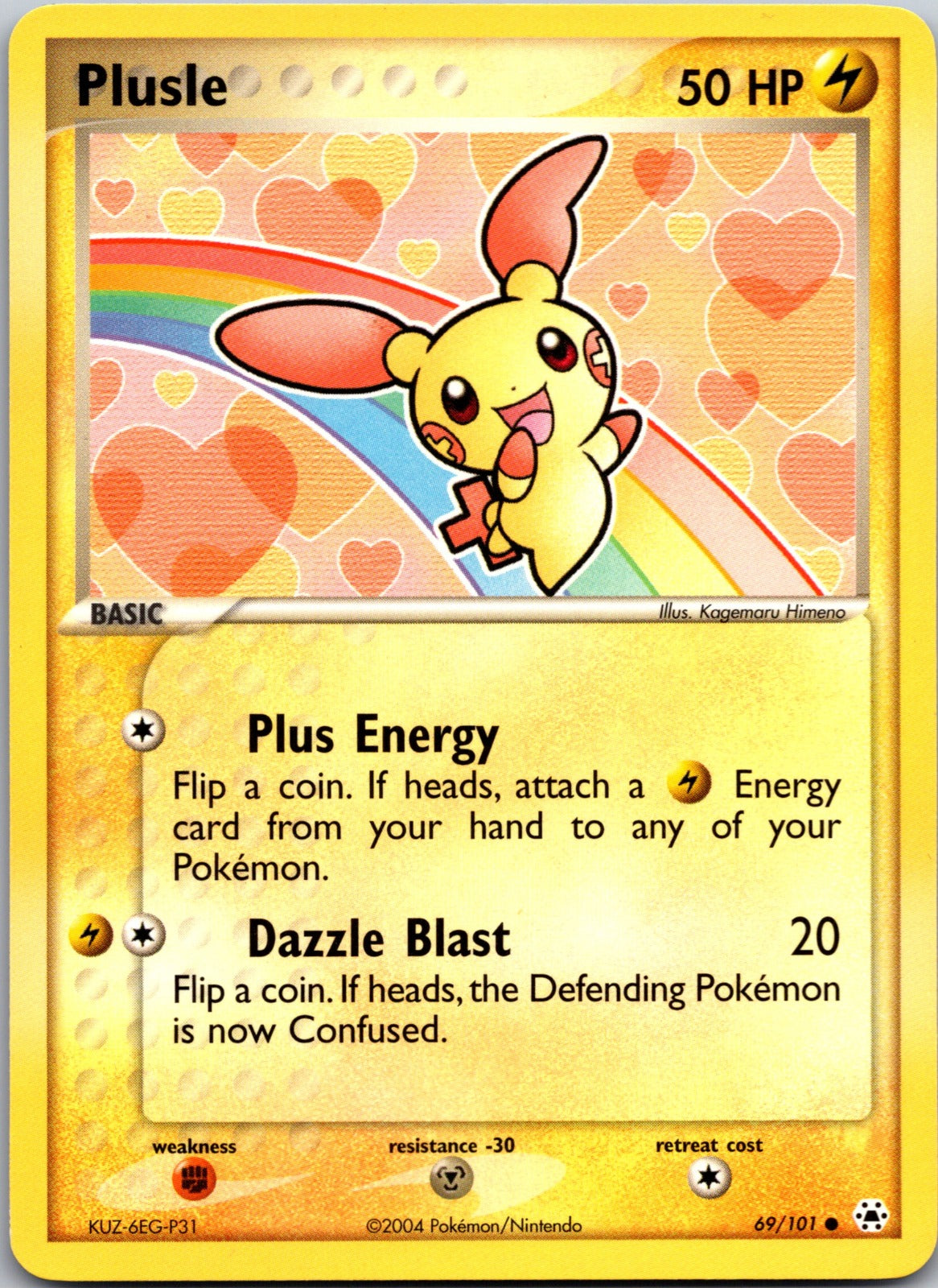 2004 Hidden Legends 69/101 Plusle LP