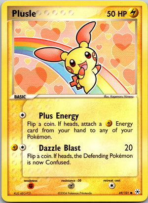 2004 Hidden Legends 69/101 Plusle LP