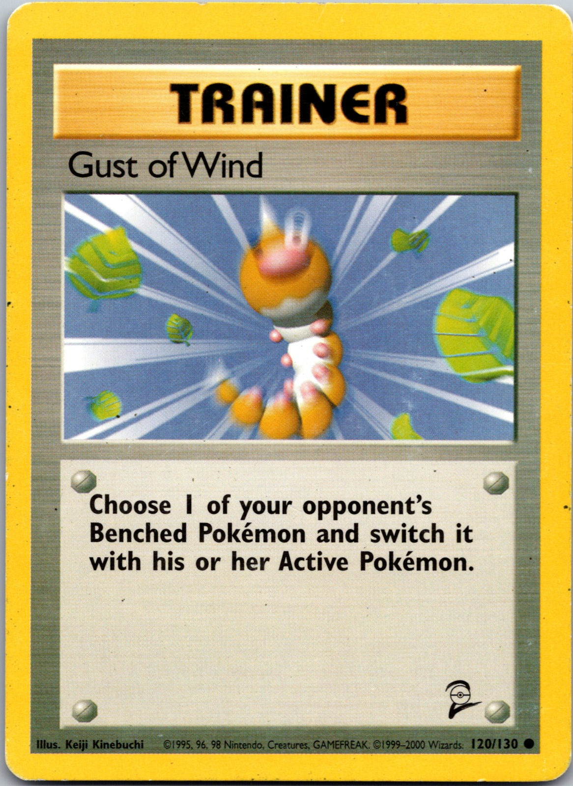 2000 Base Set 2 120/130 Gust of Wind LP Z184