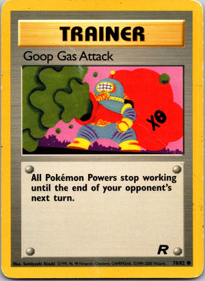 2000 Team Rocket 78/82 Goop Gas Attack Common M192