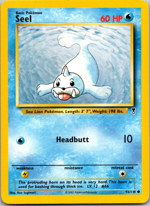 1999 Base Set  041/102 Seel Uncommon L55