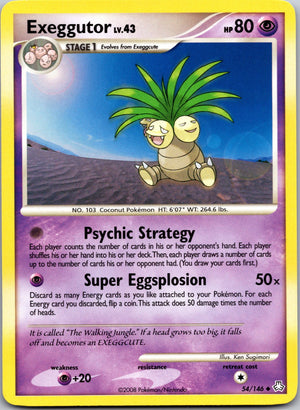 2008 Legends Awakened 54/146 Exeggutor LP