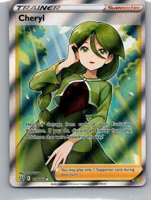 2021 SWSH05: Battle Styles 159/163 Cheryl (Full Art) Ultra Rare D280