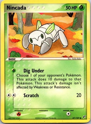 2005 Deoxys 67/107 Nincada LP