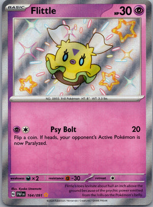 2024 SV: Paldean Fates 164/091 Flittle Shiny Rare F153