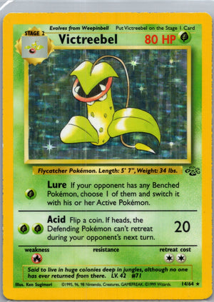 1999 Jungle 14/64 Victreebel (14) Holo Rare G192
