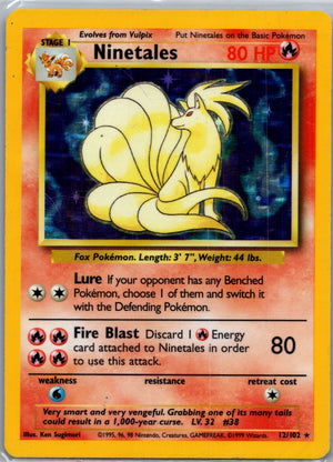 2002 Legendary Collection 017/110 Ninetales Holo Rare F68