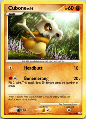 2008 Legends Awakened 90/146 Cubone LP