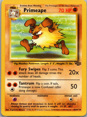 Jungle 43/64 Primeape Uncommon NM
