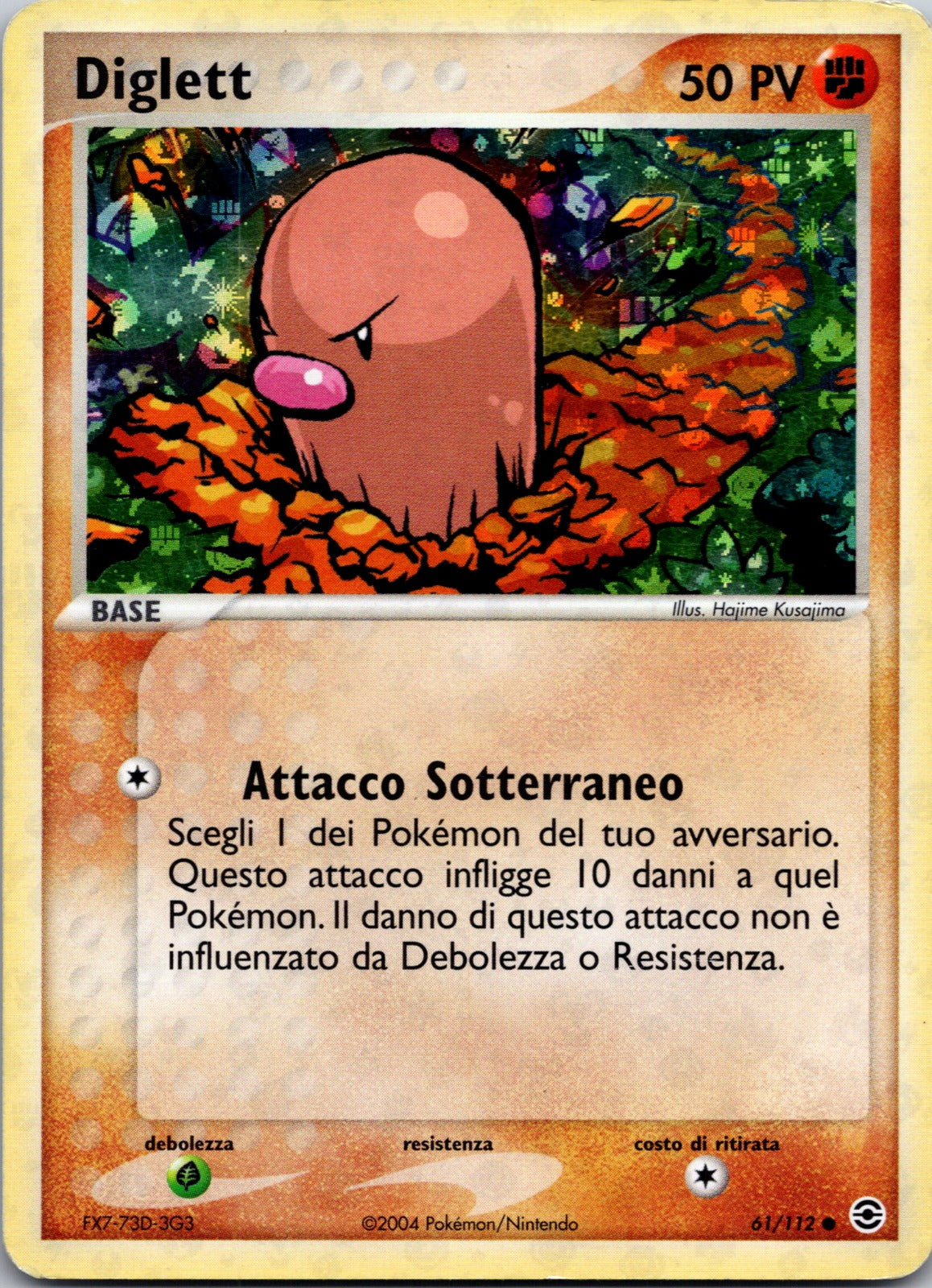 2004 Diglett FireRed & LeafGreen 61/112 NM