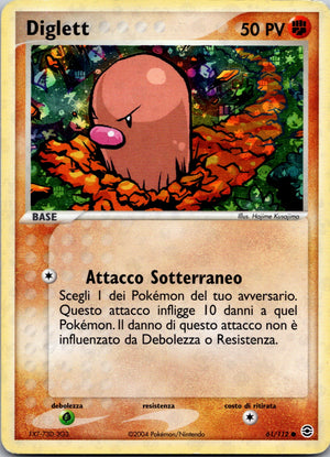 2004 Diglett FireRed & LeafGreen 61/112 NM