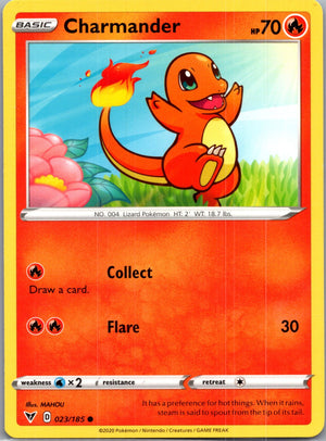 2020 SWSH04: Vivid Voltage 023/185 Charmander LP