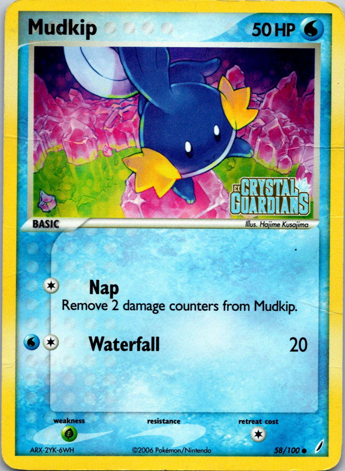 2006 Crystal Guardians 58/100 Mudkip LP