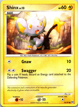 2009 Arceus 74/99 Shinx LP