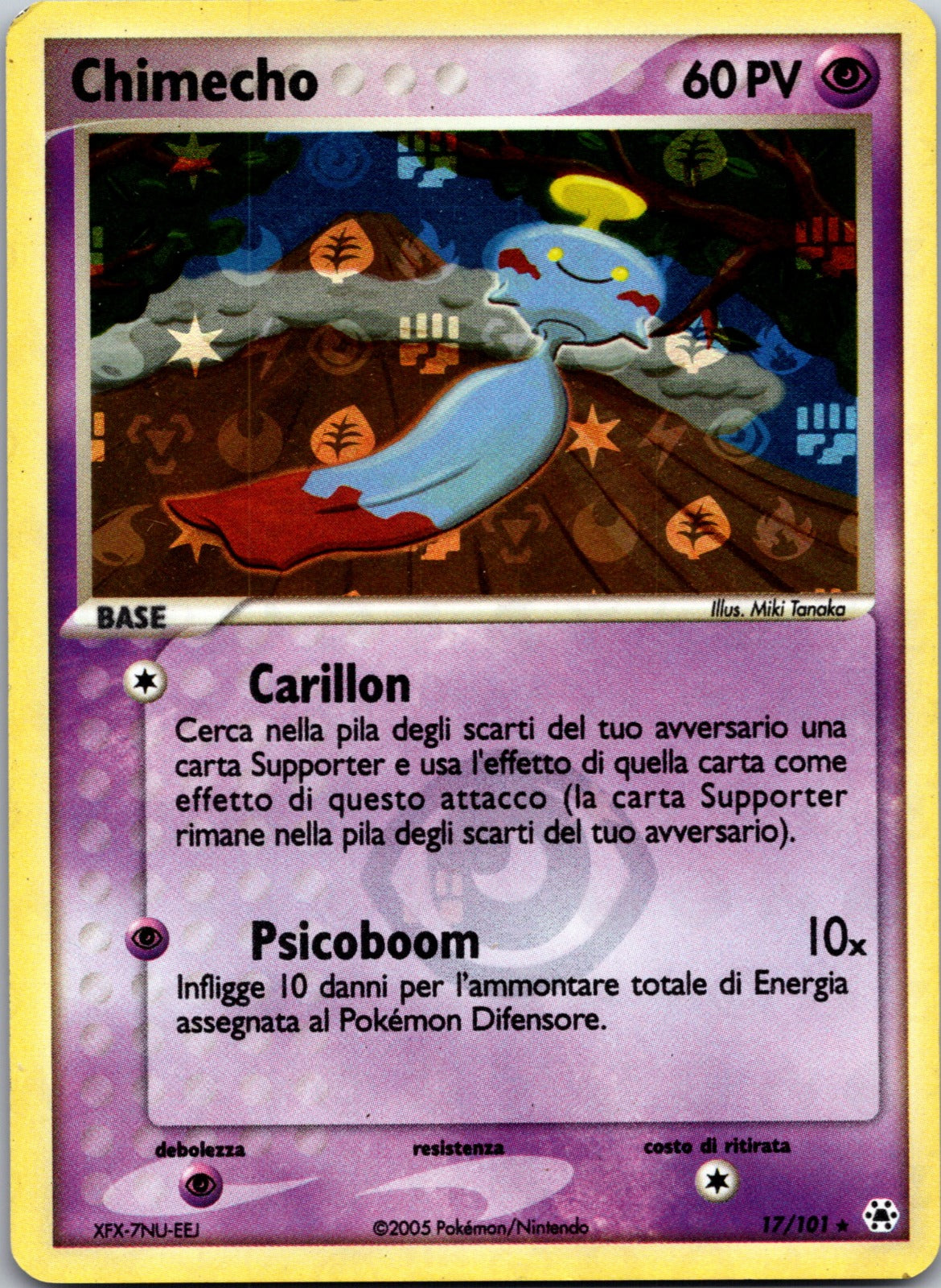 2004 Chimecho Hidden Legends 17/101 NM