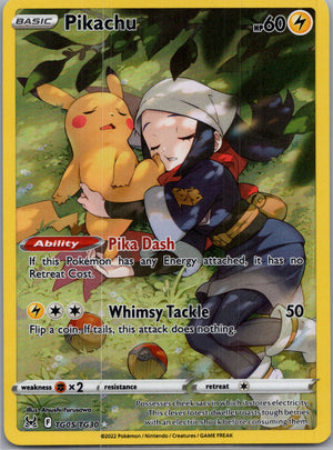 SWSH11: Lost Origin Trainer Gallery TG05/TG30 Pikachu Ultra Rare NM
