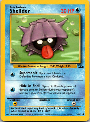 1999 Fossil 54/62 Shellder Common A208