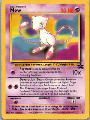 2000 WoTC Promo 8 Mew () Promo F80