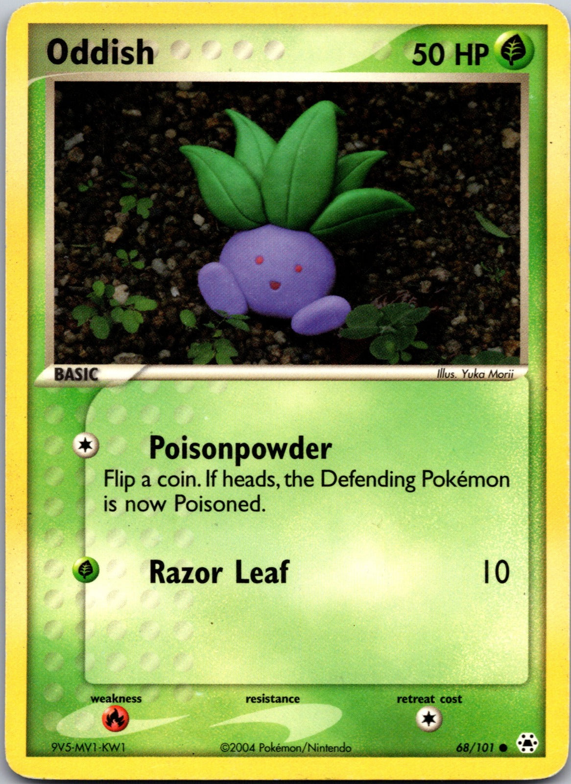 2004 Hidden Legends 68/101 Oddish LP
