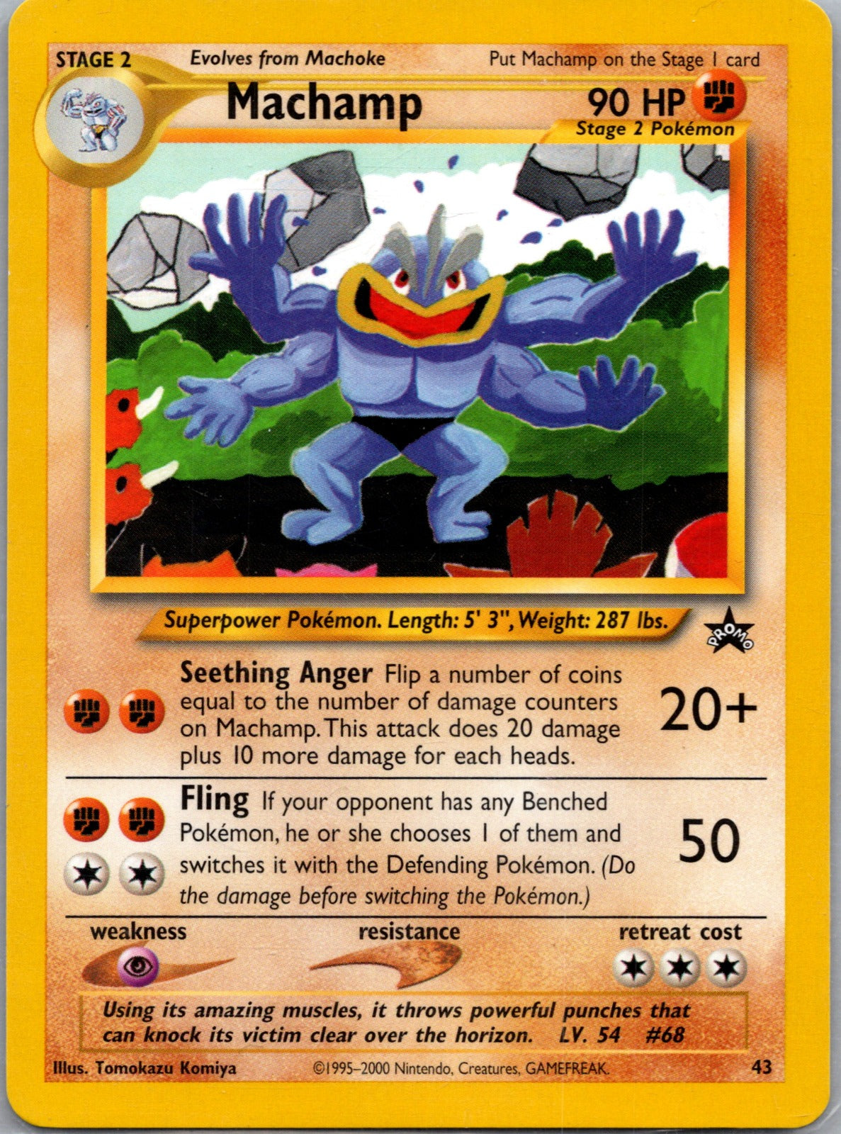 1999 WoTC Promo 43/53 Machamp LP  P7