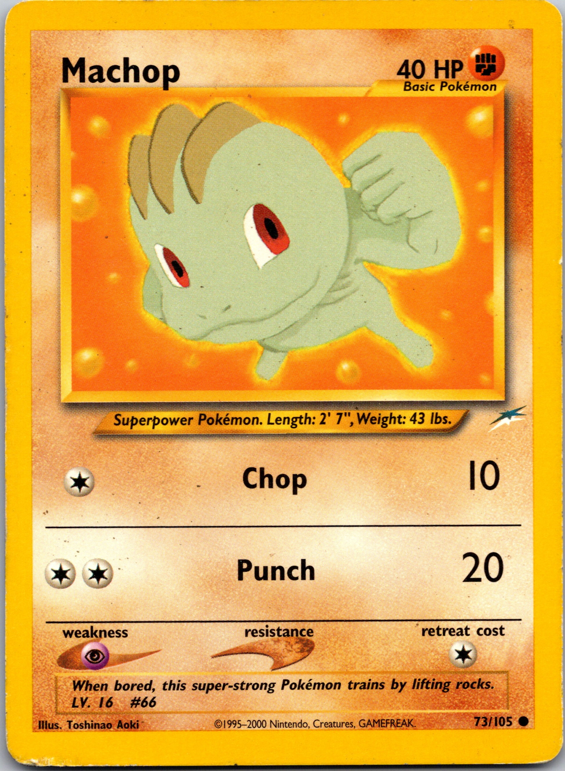 2002 Neo Destiny 073/105 Machop Common A62