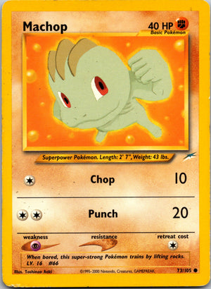 2002 Neo Destiny 073/105 Machop Common A62