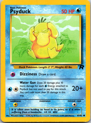 2000 Team Rocket 65/82 Psyduck Common M273