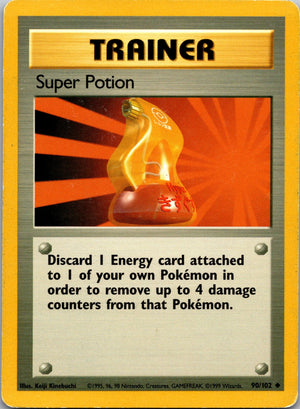 1999 Base Set (Shadowless) 090/102 Super Potion LP