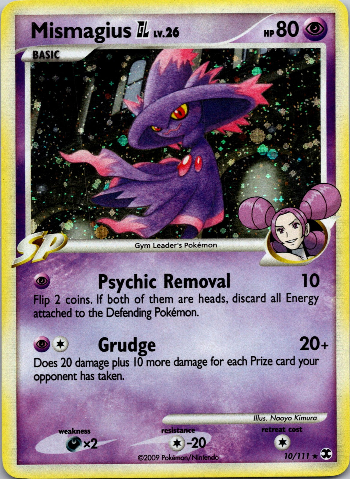 2009 Rising Rivals 10/111 Mismagius GL LP