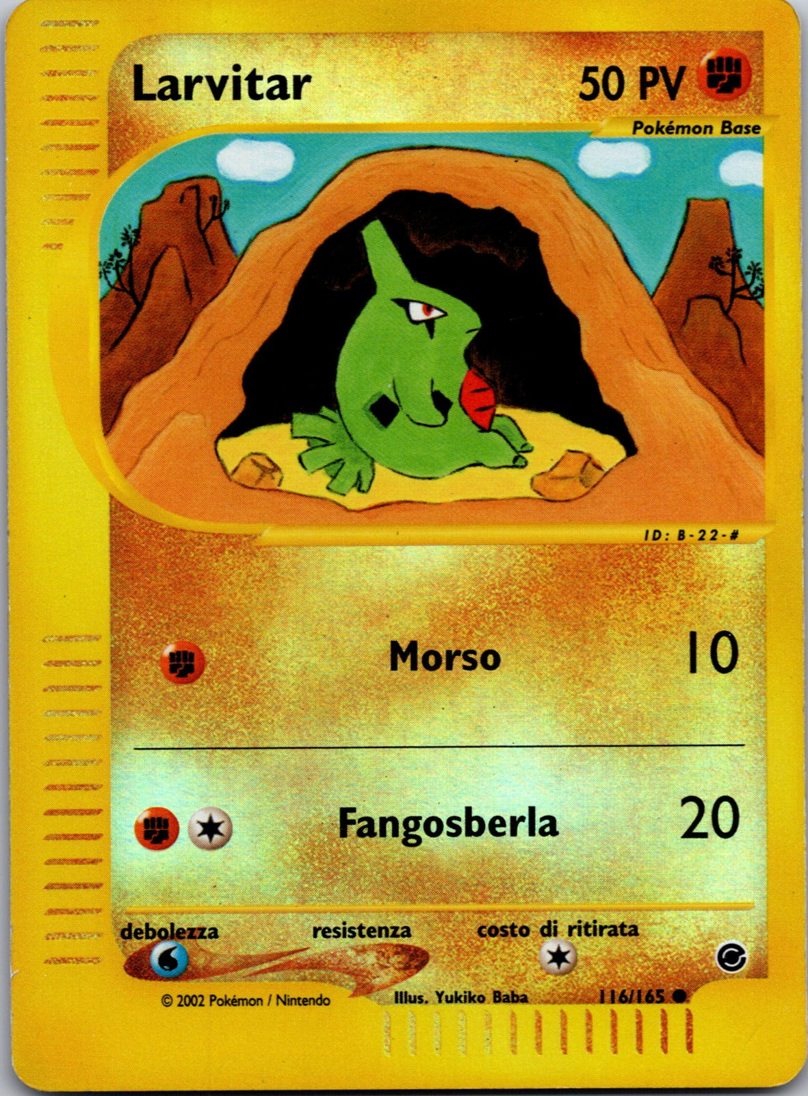 2006 Larvitar Dragon Frontiers 51/101 LP