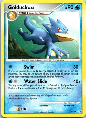 2009 Platinum 29/127 Golduck LP