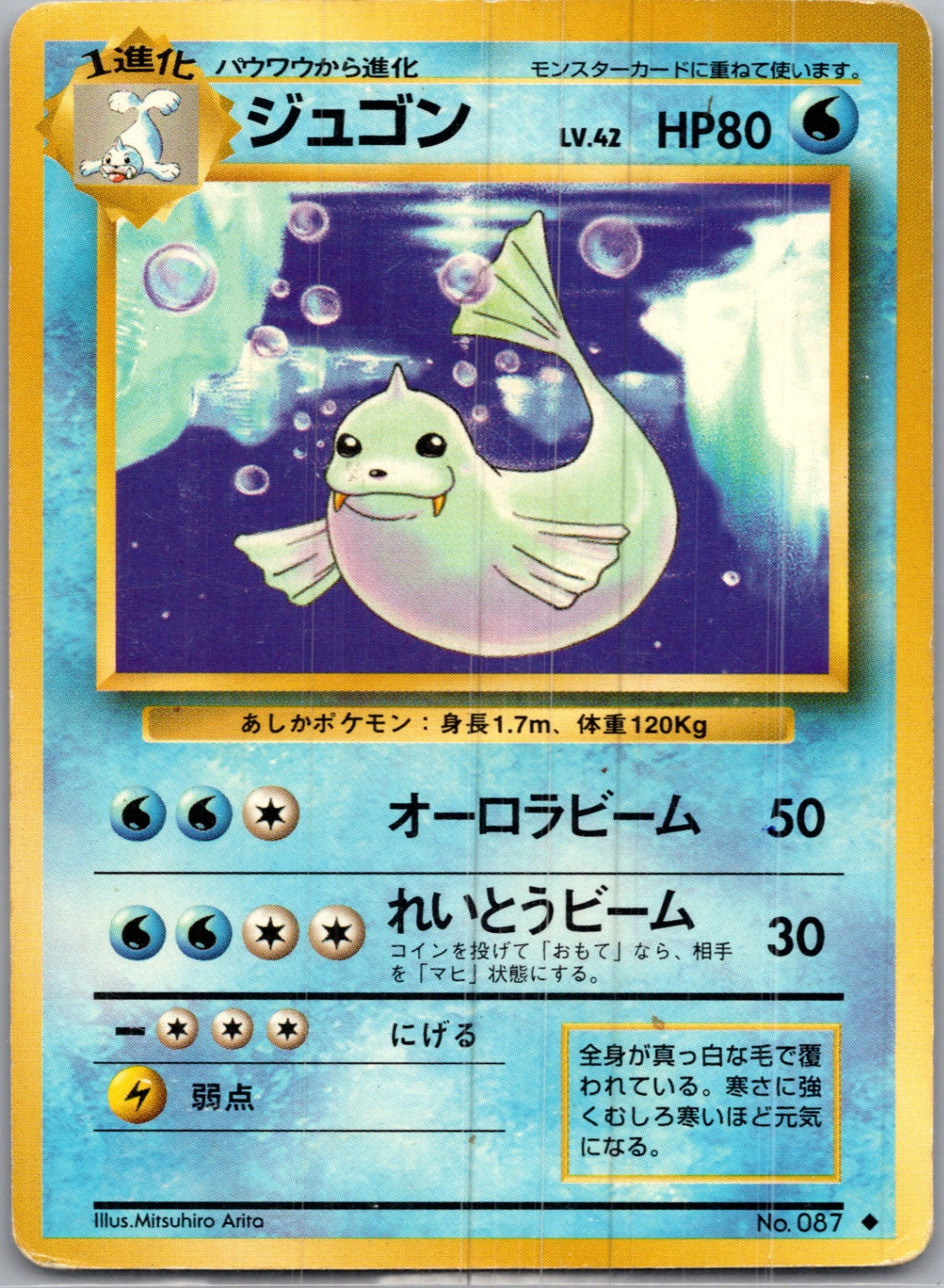 1996 Expansion Pack  Dewgong Uncommon  (JP) I271