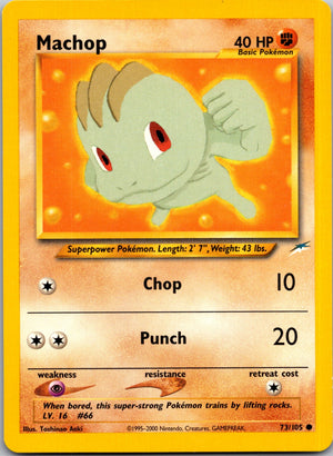 2002 Neo Destiny 073/105 Machop Common M307