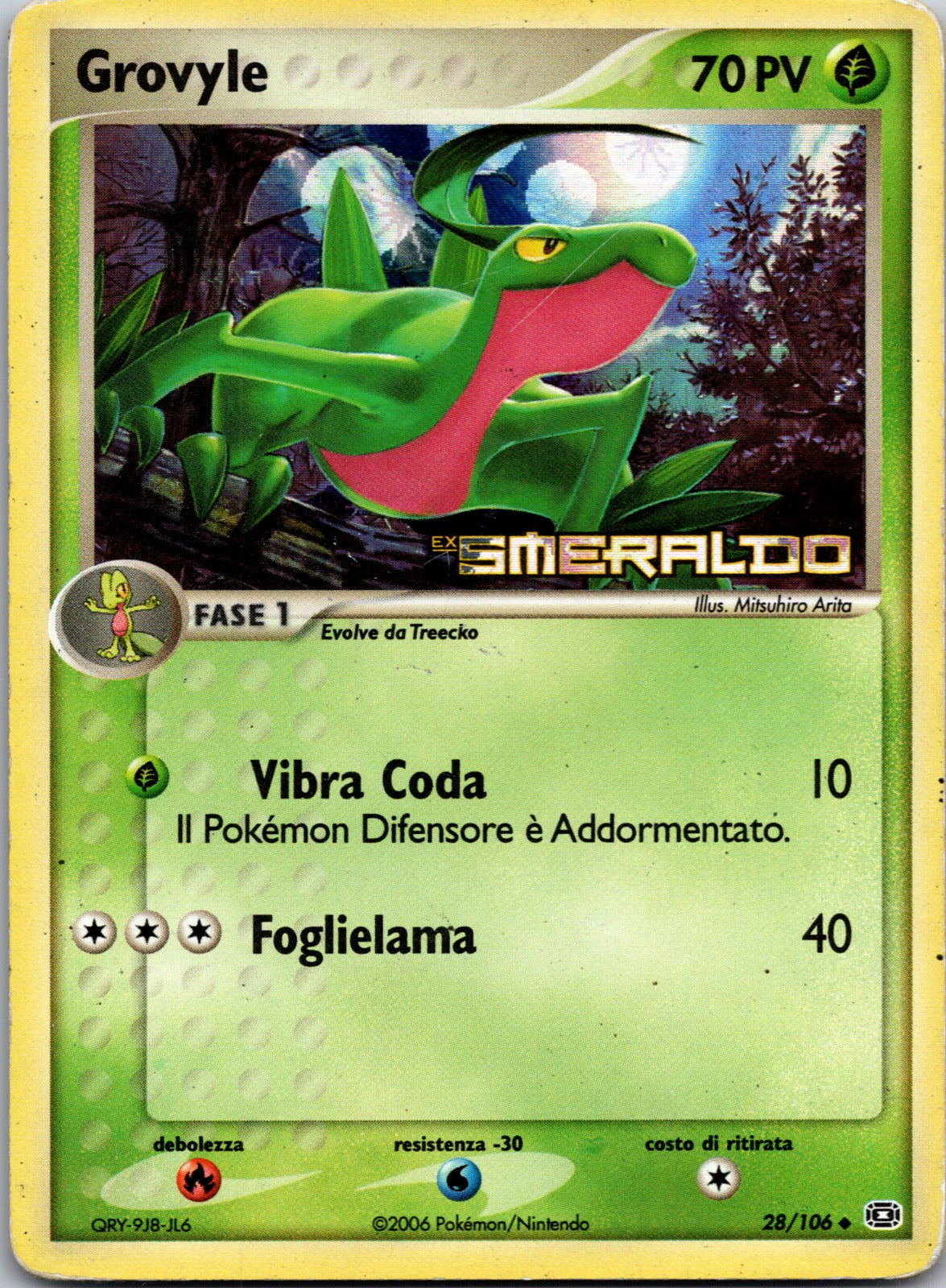 2018 Grovyle SM - Celestial Storm 9/168 NM