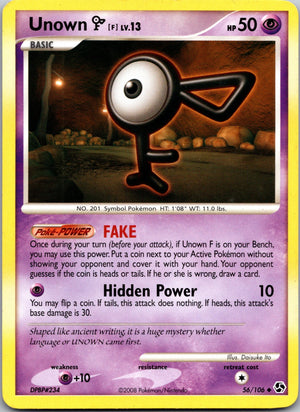 2008 Great Encounters 56/106 Unown [F] LP
