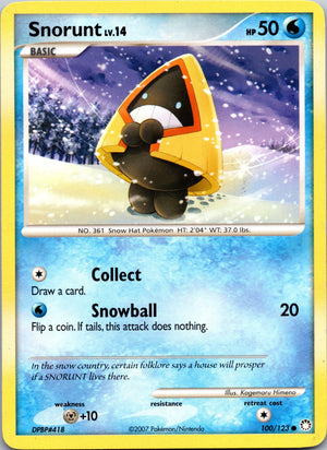 2007 Mysterious Treasures 100/123 Snorunt LP