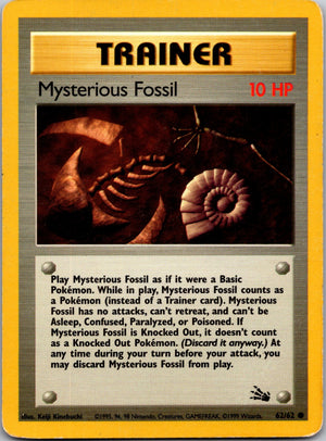 1999 Fossil 62/62 Mysterious Fossil LP
