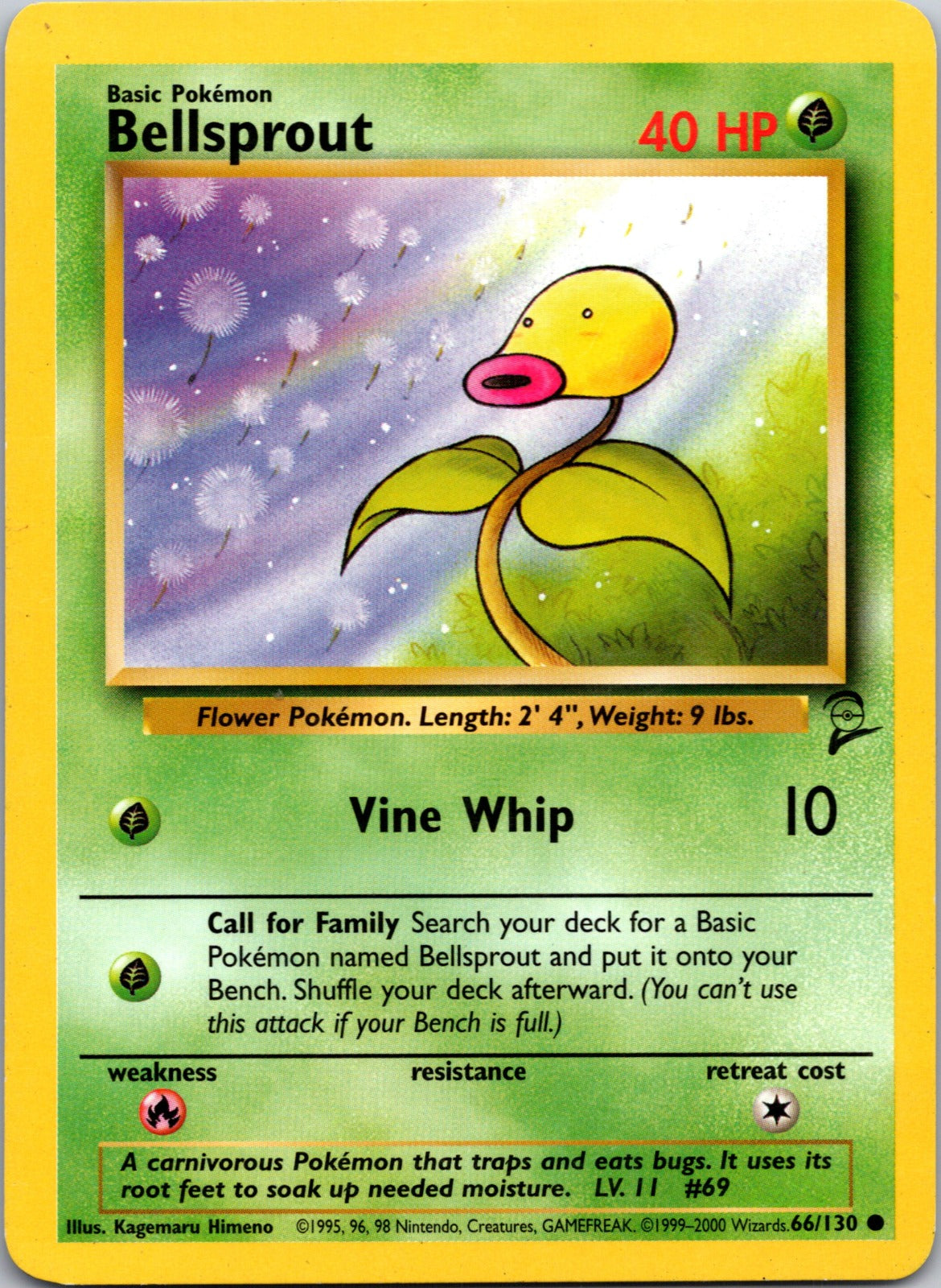 2000 Base Set 2 066/130 Bellsprout LP