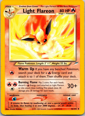 2002 Neo Destiny 046/105 Light Flareon LP