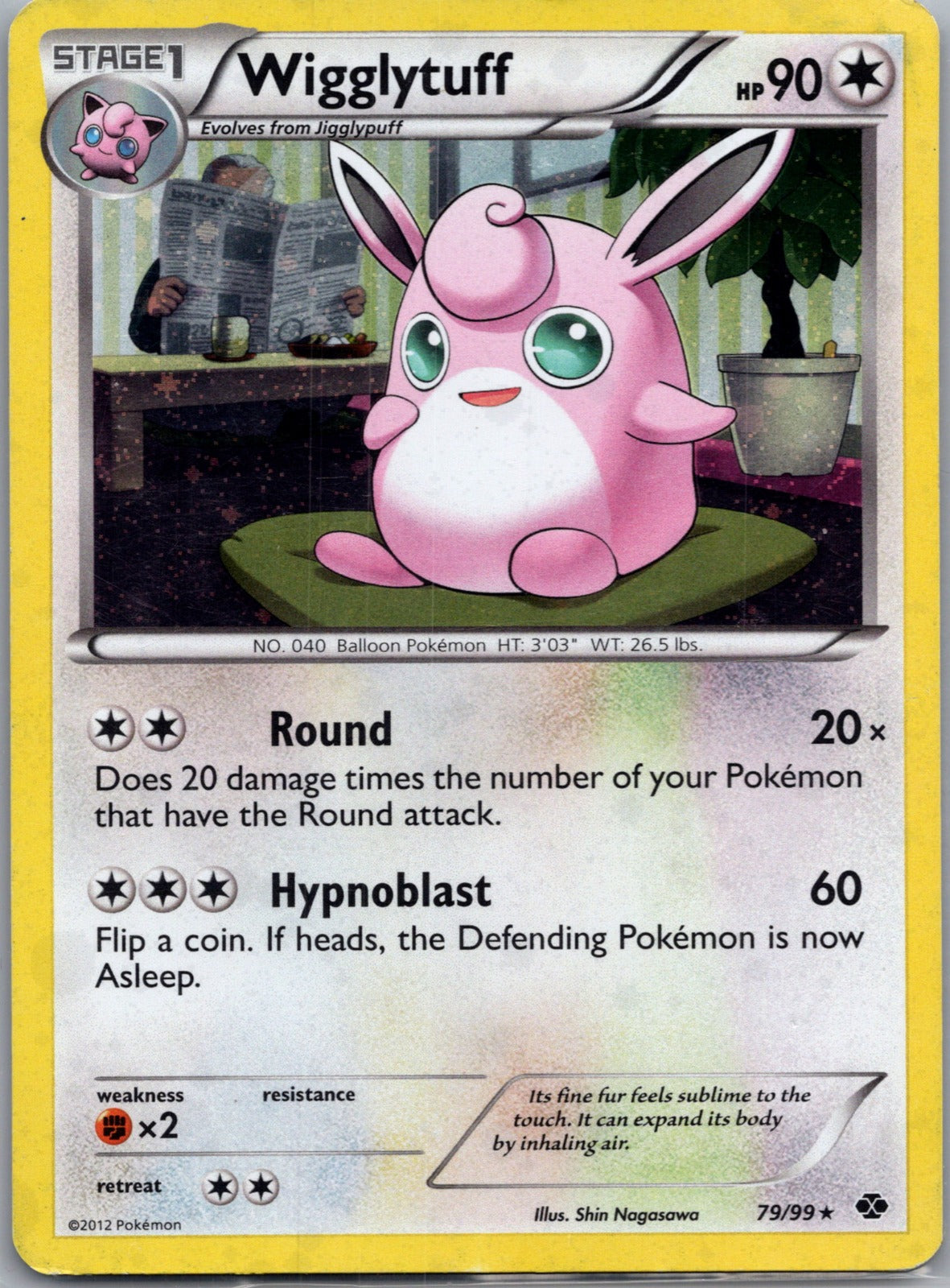 2012 Next Destinies 79/99 Wigglytuff LP