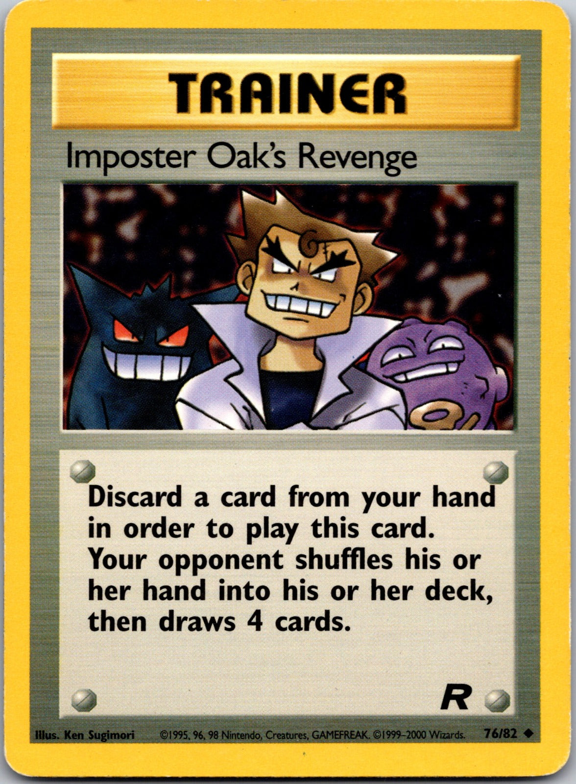2000 Team Rocket 76/82 Imposter Oak's Revenge LP