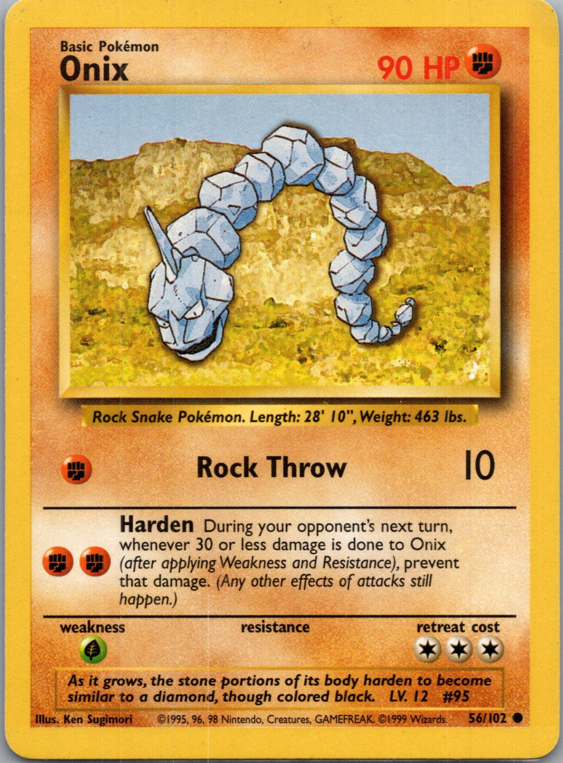 Base Set 2 084/130 Onix Common NM