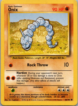 Base Set 2 084/130 Onix Common NM