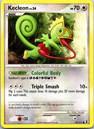 2009 Rising Rivals 67/111 Kecleon LP