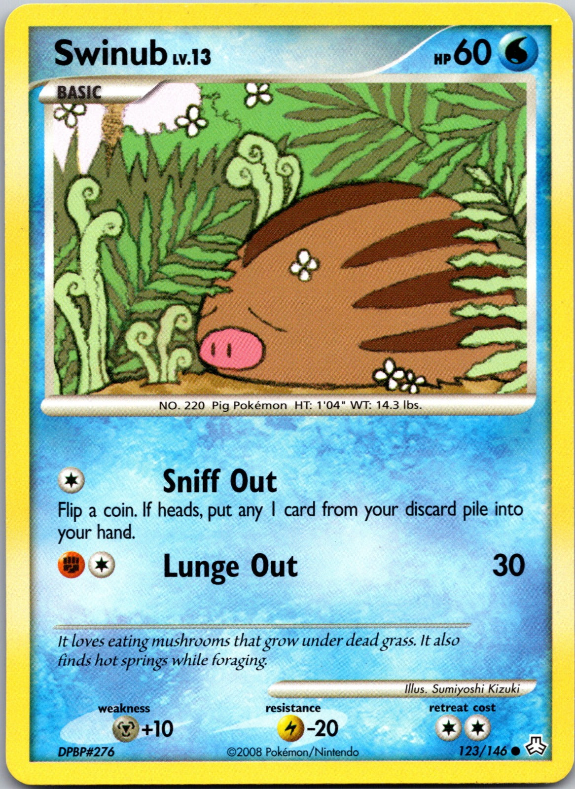 2008 Legends Awakened 123/146 Swinub LP