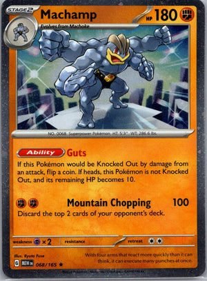 2023 SV: Scarlet and Violet 151 068/165 Machamp LP