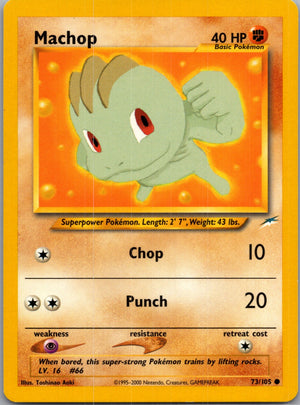 Neo Destiny 073/105 Machop Common NM