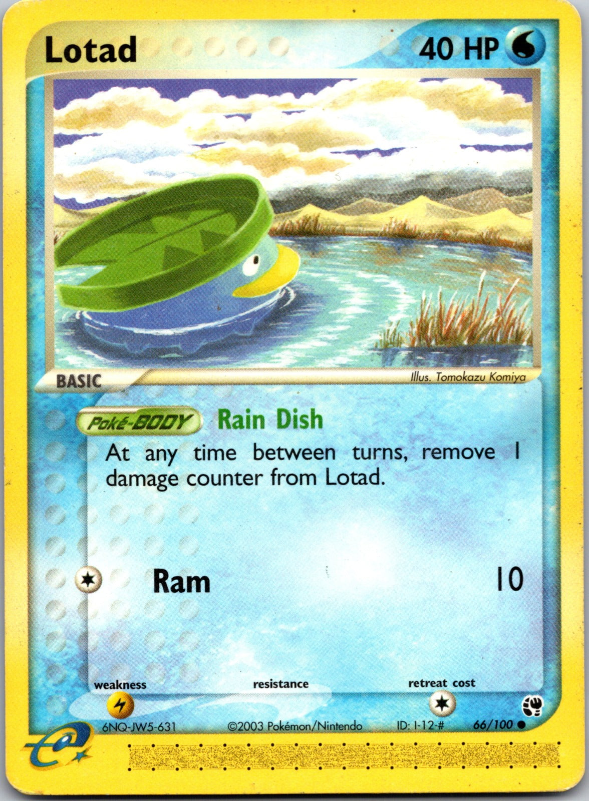 2003 Sandstorm 66/100 Lotad LP