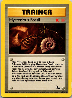 1999 Fossil 62/62 Mysterious Fossil LP