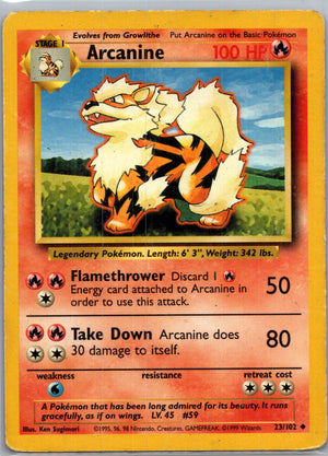 Legendary Collection 036/110 Arcanine Uncommon NM
